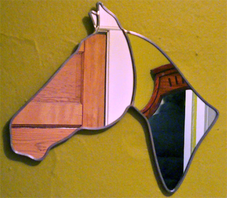 Show Horse Gallery - Dennis Smith Horse Head Wall Mirror